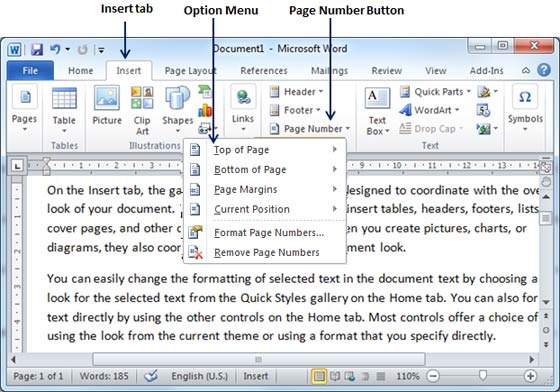 microsoft word number pages except 1st page