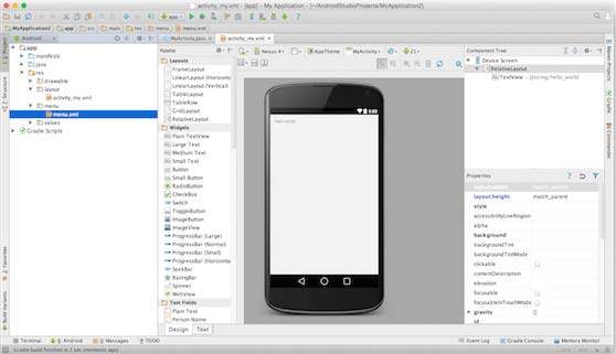 simple android application