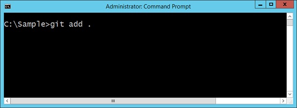 GIT Add Command
