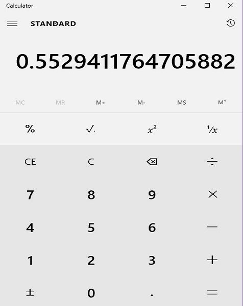 Calculator Example 1