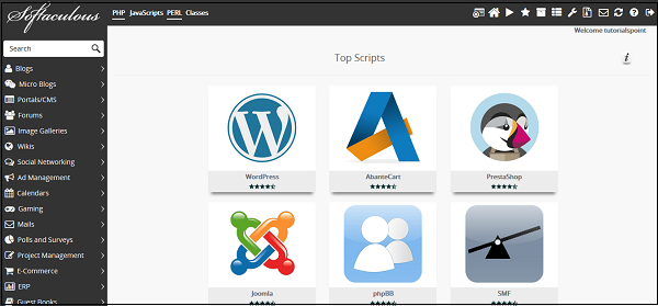 Cpanel Softaculous Apps Installer