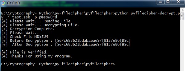 decrypting rsa python