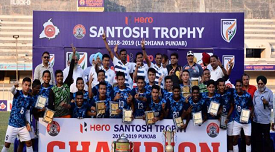 Services Won Santosh Trophy Football