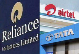 Tata, Reliance and Airtel