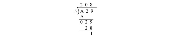 Hexadecimal Division