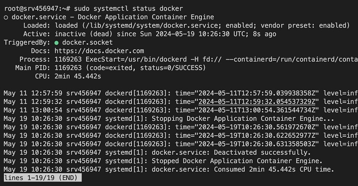 Docker Daemon Configuration 2