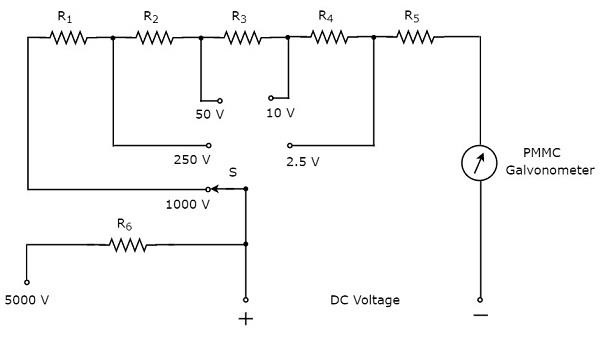 multimeter circuit diagram