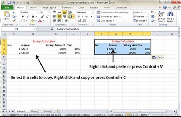 show office clipboard excel 2010