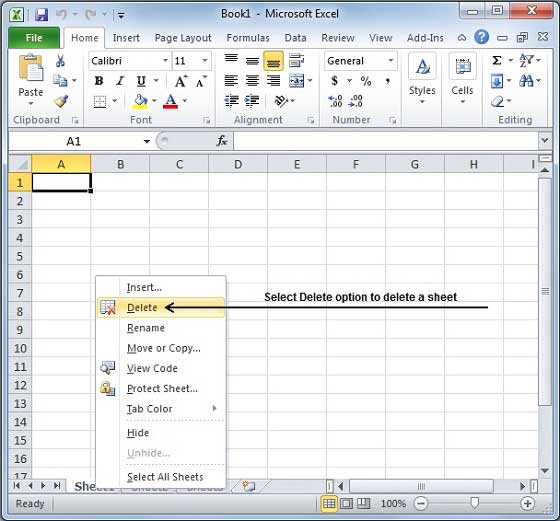 How To Delete A Worksheet From Multiple Worksheet In Excel
