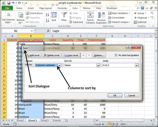 Excel Data Sorting In Excel Tutorial Desk 6358