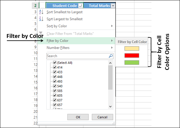 Excel Data Analysis - Filtering