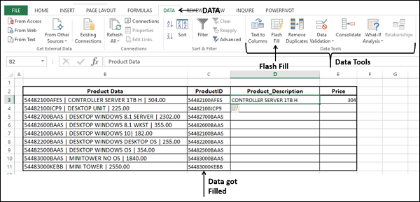 statistical analysis in excel by cell