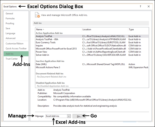 install excel solver add in