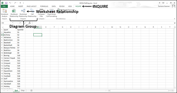 Excel Data Analysis - Inquire