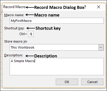 Excel Macros - Running a Macro