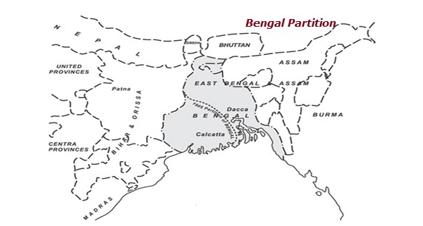 Bengal Map Before Partition