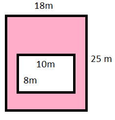 Area between two rectangles Quiz3