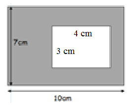 Area between two rectangles Quiz7