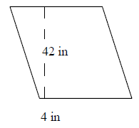 Area of a parallelogram Example1
