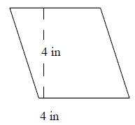 Area of a parallelogram Example2
