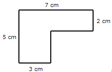 Area of a piecewise rectangular figure