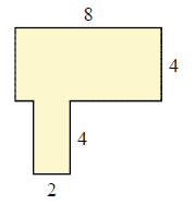 Area of a piecewise rectangular figure Quiz2