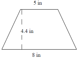 Area of a trapezoid Example2