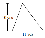 Area of a triangle Quiz3