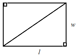 Finding the area of a right triangle or its corresponding rectangle