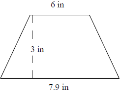 Finding the area of a trapezoid on a grid by using triangles and rectangles Quiz7