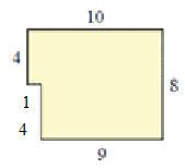 Finding the missing length in a figure Example1 Step2