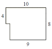Perimeter of a piecewise rectangular figure Quiz10