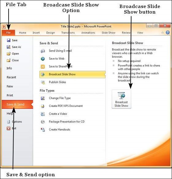office remote for powerpoint 2010