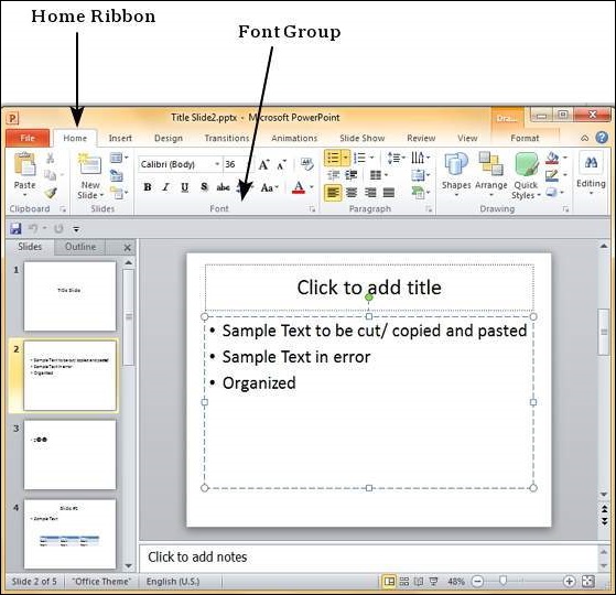 best fonts for powerpoint 2010