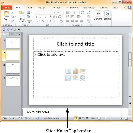 add notes to powerpoint