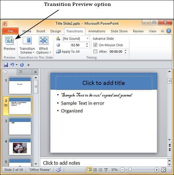 transition powerpoint 2010 free download