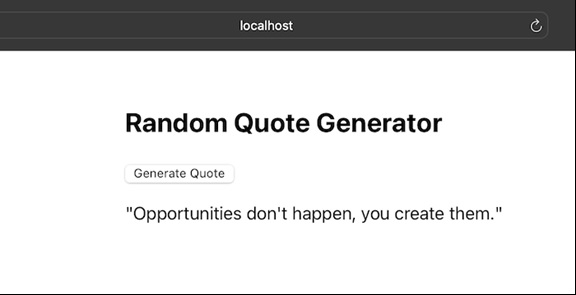 random quote generator