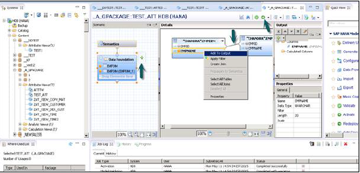 sap hana studio what is use of attribute view time