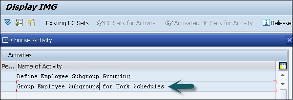 Select Group Employee Subgroups