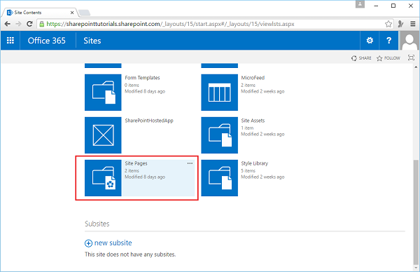 Web Part Page In Sharepoint 2013