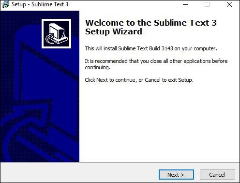 install sublime text editor