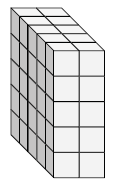 Surface area of a rectangular prism made of unit cubes Quiz7