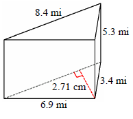 Surface Area of a Triangular Prism Quiz5