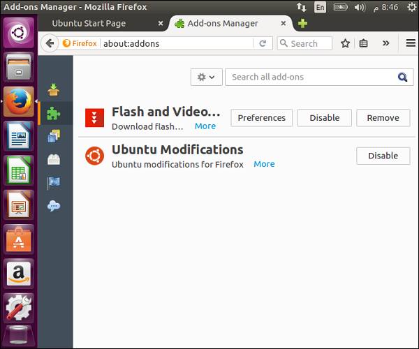 Installed flash and Video