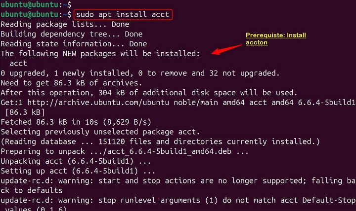 accton Command Linux 1