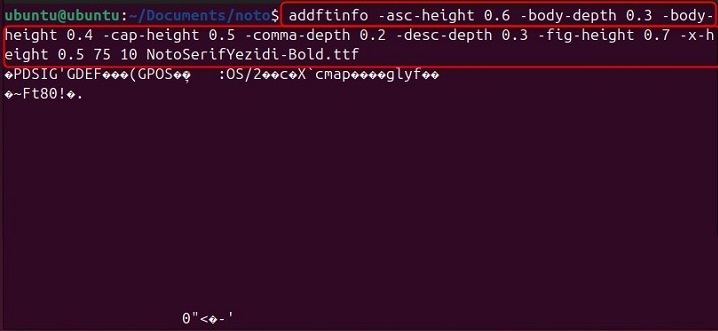 addftinfo Command Linux 3