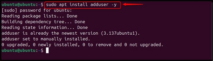 adduser Command Linux 1