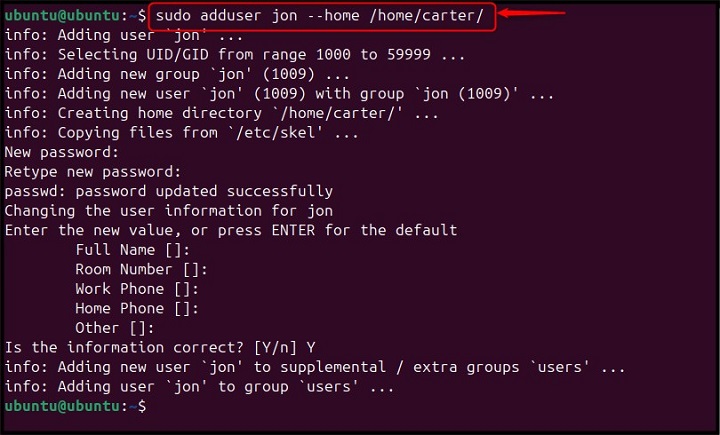 adduser Command Linux 11