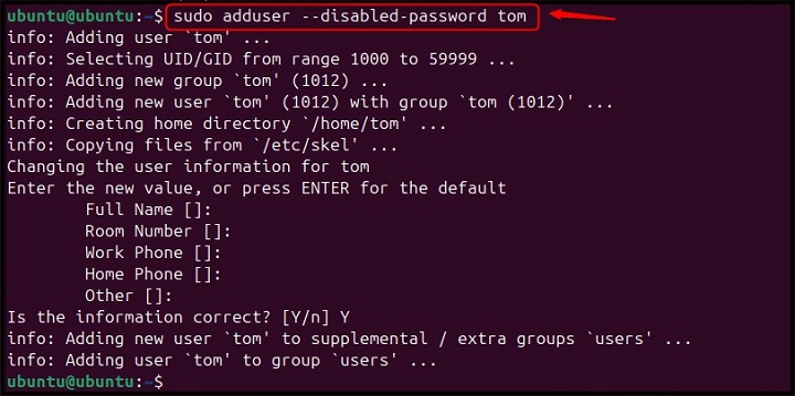 adduser Command Linux 14