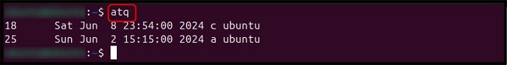 atq Command Linux 2
